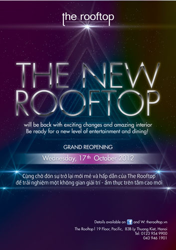 Reopening of The Rooftop
