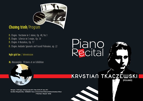 Concert with Pianist Krystian Tkaczewski