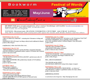 Bookworm Festival of Words 2011 - Schedule