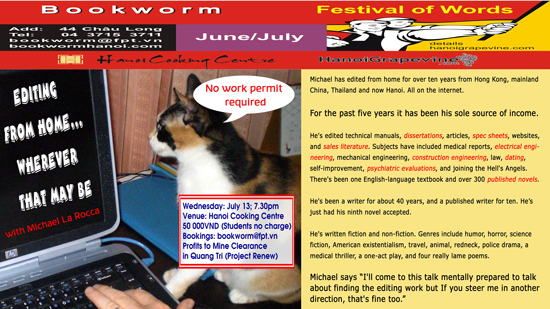 Bookworm Festival of Words 2011 - Editing from Home