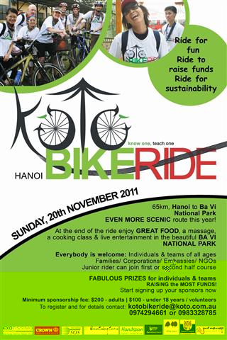 KOTO bike ride 2011
