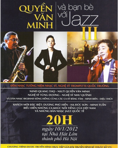 jazz concert Quyen Van Minh III