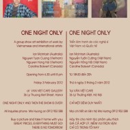 exhibition one night only