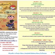 Schedule Bookworm Festival Apr