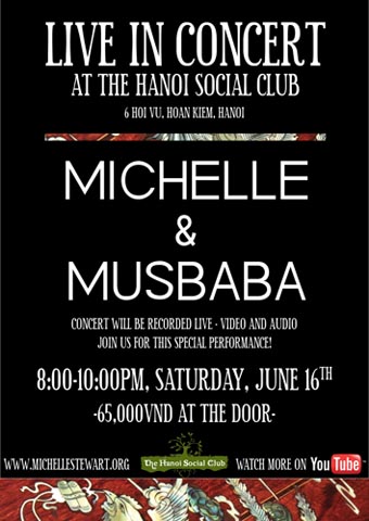 Michelle and Musbaba concert