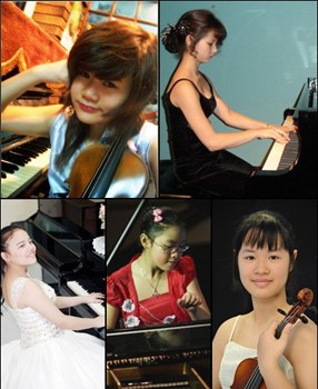 concert with piano and strings
