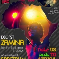 Back To Africa ZAMINA'S FINAL SHOW OF 2012