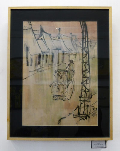 Cyclo, 1992, silk painting