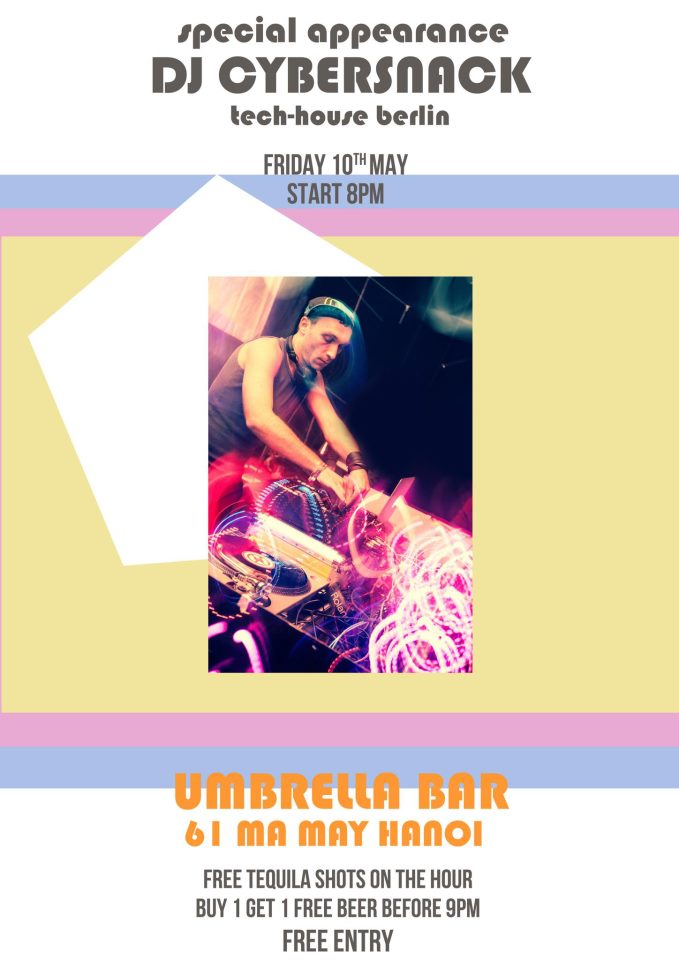 DJ Cybersnack@Umbrella bar