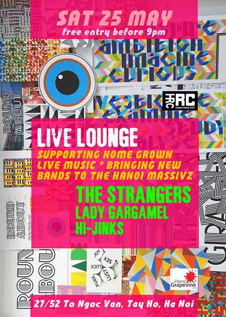 Live Lounge with The Strangers, Lady Gargamel and Hi-Jinks