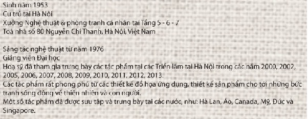 Artist Hoang Dinh VN