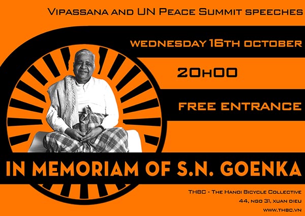 In Memoriam of S.N. Goenka