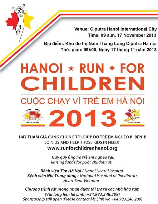 Hanoi Run for Children 2013