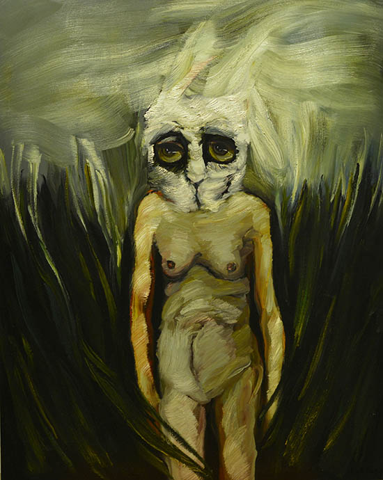 Ly Tran Quynh Giang Where they head to 1, 2013, 120 x 150 cm, Oil on canvas