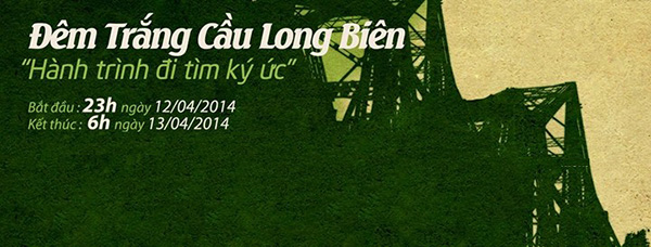 Dem trang cau Long Bien
