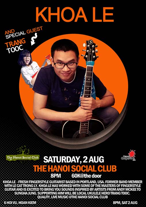 Fingerstyle Guitarist Khoa Le Hanoi Social Club en