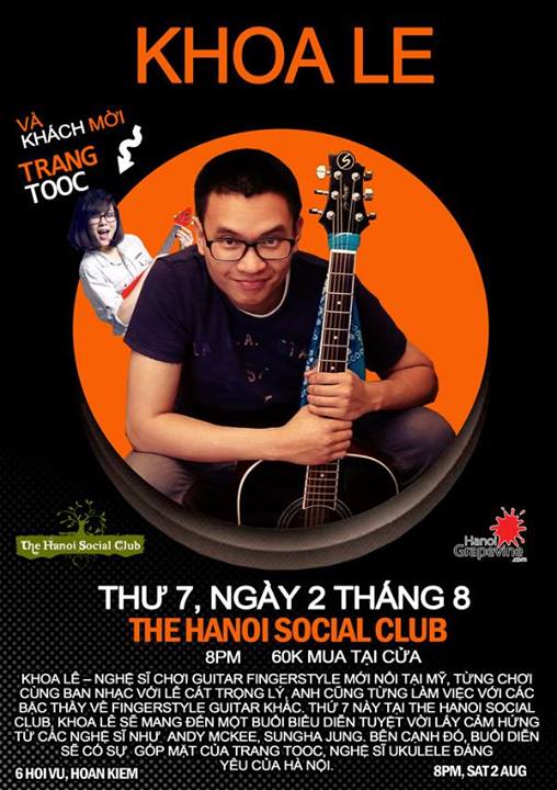 Fingerstyle Guitarist Khoa Le Hanoi Social Club