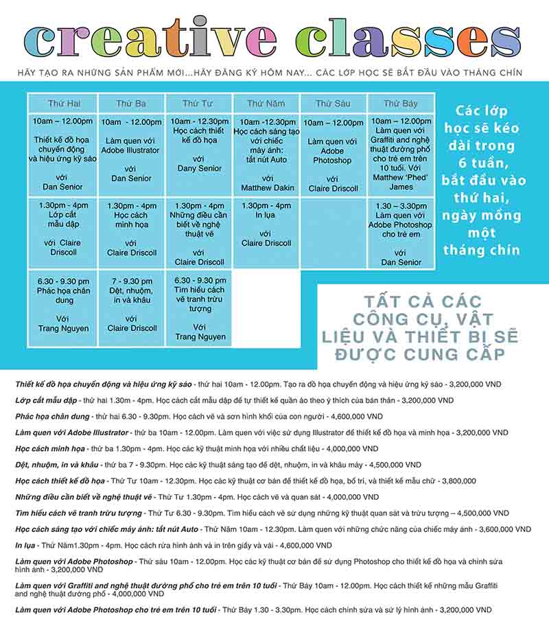 creative classes vi 1