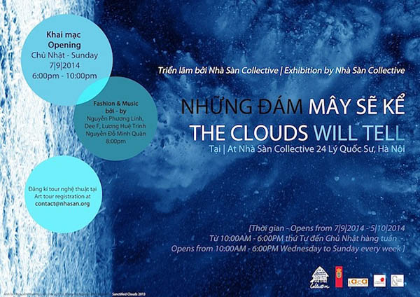 the clouds will tell poster