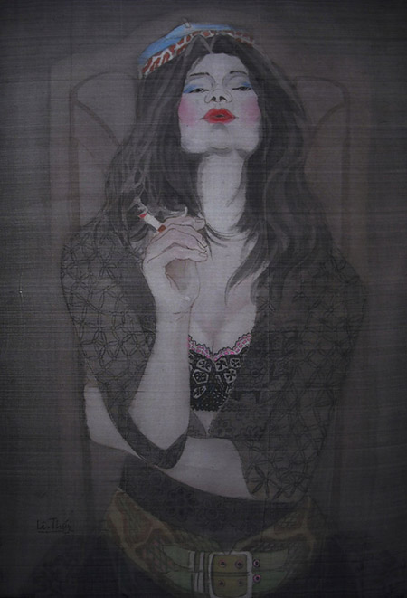 Myself-Le Thuy-44x65cm-silk-2010