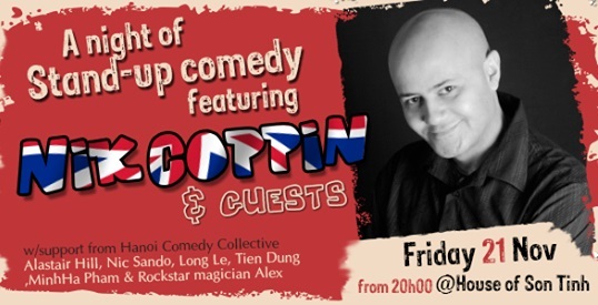 Stand-up Comedy with Nik Coppin (UK) and Guests