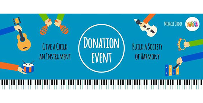 Donation Instruments for Miracle Choir