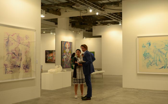 A corner of Singapore Art Stage 2015, the biggest commercial art fair in South East Asia