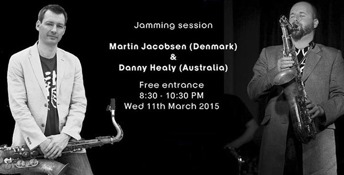 Martin Jacobsen Danny Healy jam
