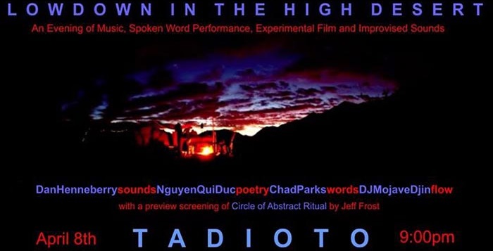 Low down in the High Desert
