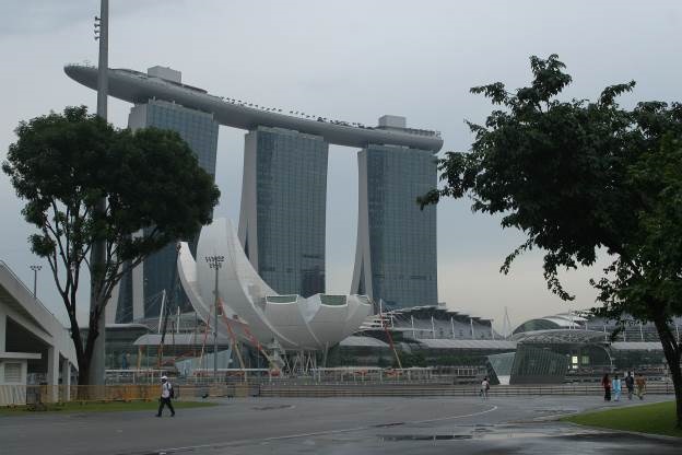 Khu phức hợp ở Marina Bay Sands, nơi thường được Art Stage Singapore thuê làm địa điểm tổ chức