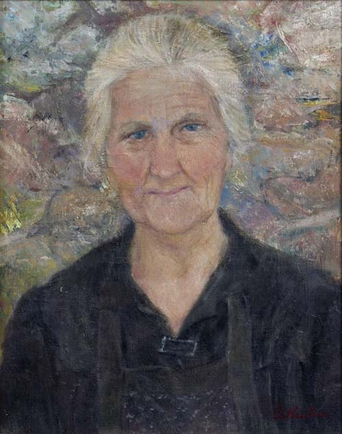A Pyrenees woman by Le Thi Luu