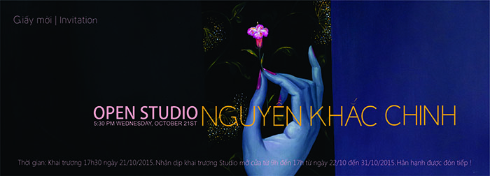 Open studio Nguyen Khac Chinh