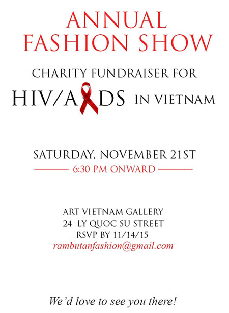 Fashion Show - Charity Fundraiser for HIVAIDS in Vietnam