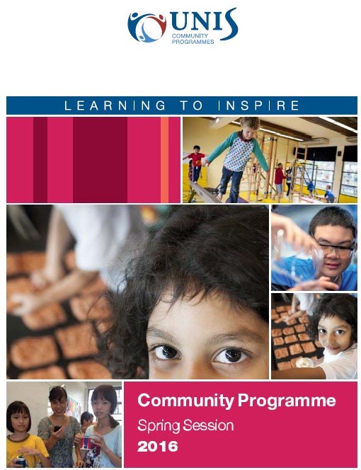 UNIS Community Programmes Spring Session 2016 5