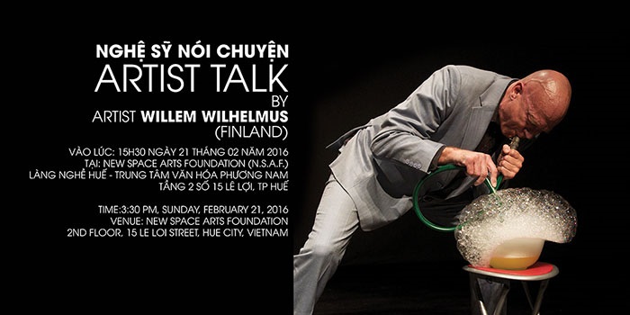 Artist Talk and Workshop by Artist Willem Wilhelmus