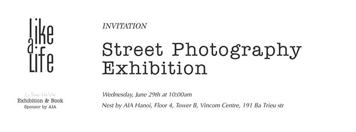 Street Photography Exhibition Like a Life