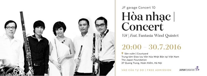 JF Garage Concert 10 Concert Feat. Fantasia Wind Quintet