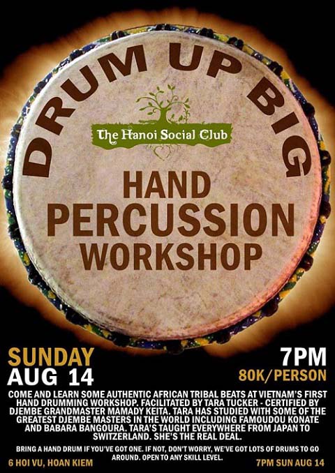 Hand Percussion Workshop with Tara Tucker