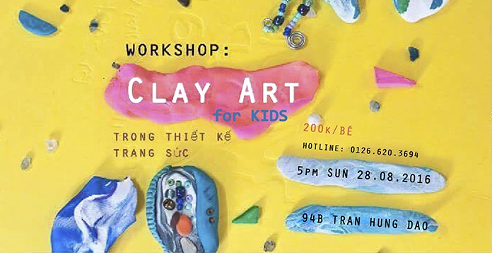 Workshop Polymeric Clay Art and Jewelry Creations for Kids