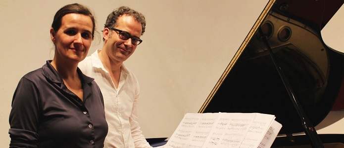 Katharina Padrok and Boris Schönleber. Photo courtesy of Goethe Institut