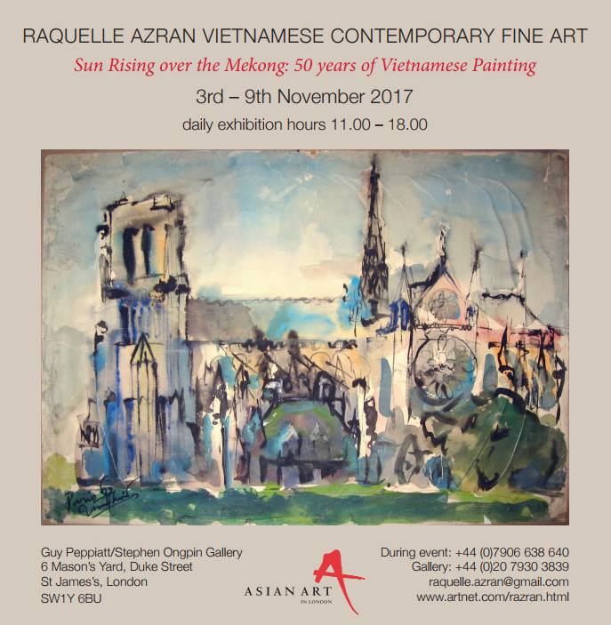 Vinh Phoi "Notre Dame", 1962. Photo courtesy of Raquelle Azran Vietnamese Contemporary Fine Art